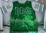 Iota Phi Lambda sequin jersey