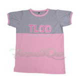 TLOD dual color embroidered tee