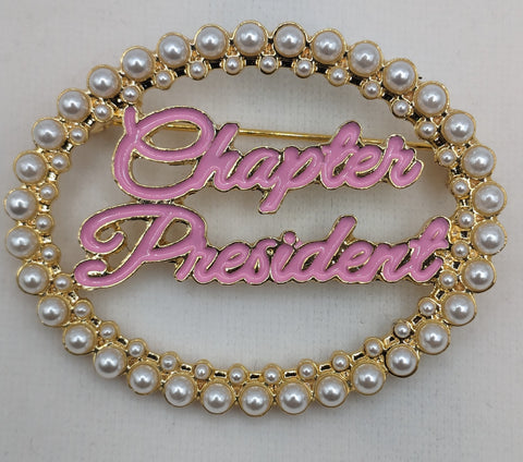 Chapter President pin