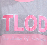 TLOD dual color embroidered tee