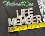 Life Member brooch