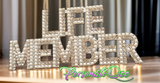 Life Member brooch