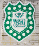 Emblem chenille iron-on patch
