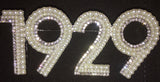 1929 Pearl and Crystal pin