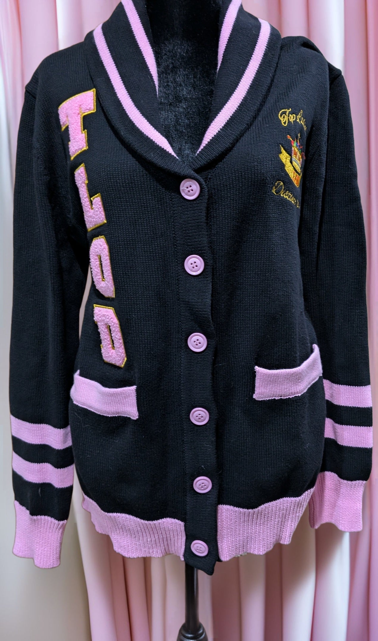 Black TLOD cardigan – PersonaliDee, LLC