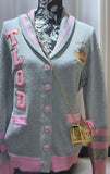 Silver TLOD cardigan  NOTE***final pre-order sale open now through 3/19/2026**will be shipped late March/early April
