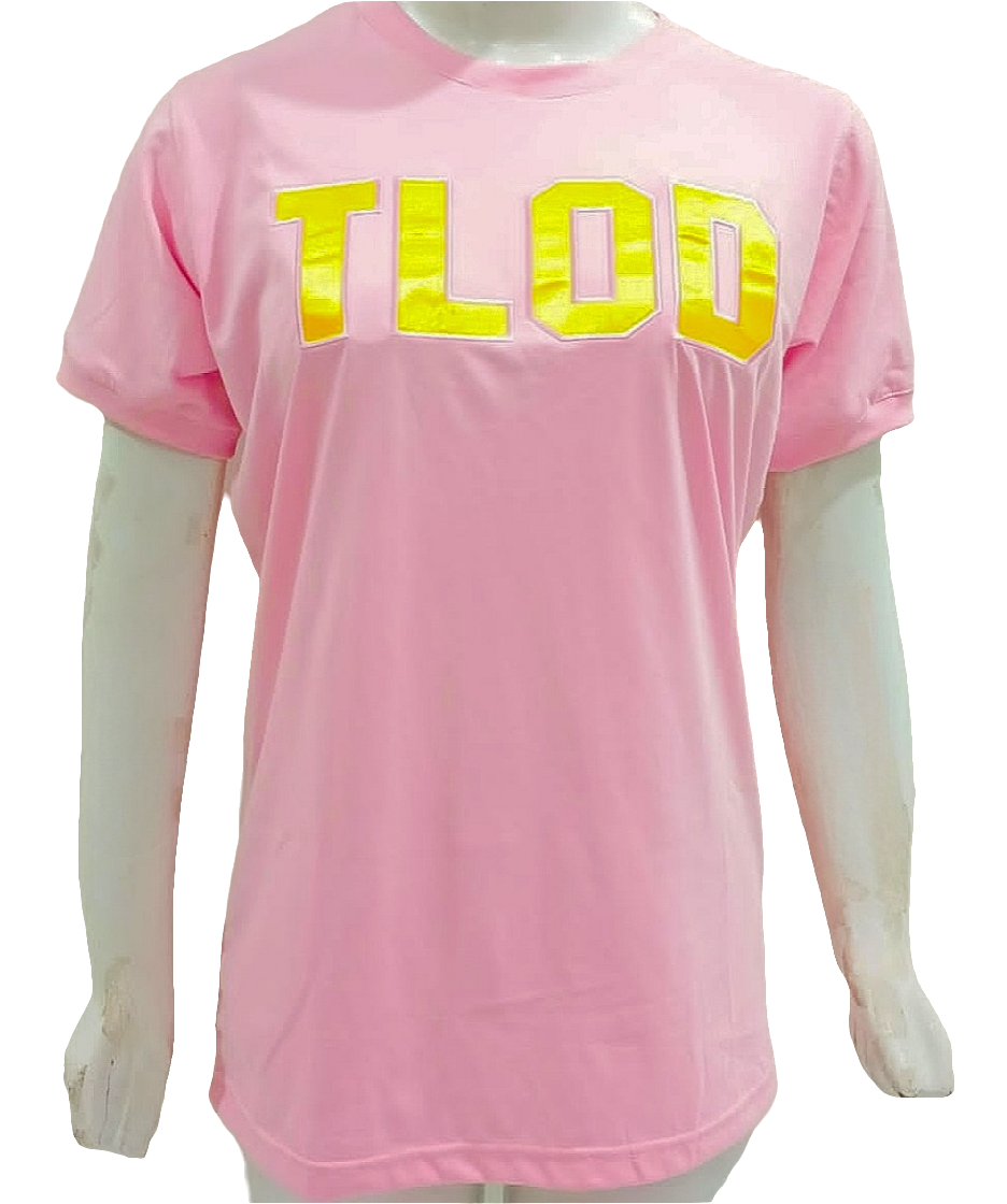 TLOD pink/gold ringer t-shirt – PersonaliDee, LLC