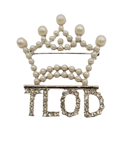 Pearl crown pin