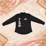 TLOD embroidered button-down