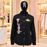 TLOD embroidered button-down