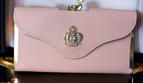 Crown wallet/clutch