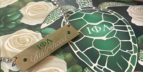 Iota Phi Lambda Sisterhood Necklace (stainless steel)
