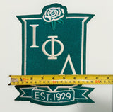 Chenille shield patch