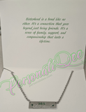 Iota Phi Lambda Sisterhood Necklace (stainless steel)