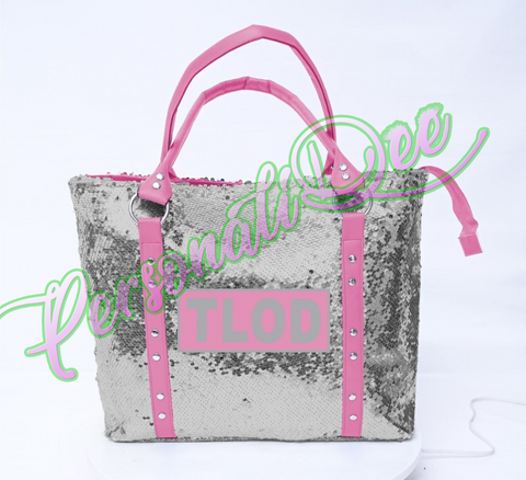TLOD sequin tote