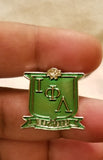 Iota Phi Lambda shield pin