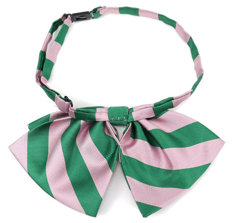 Pink/green bowtie